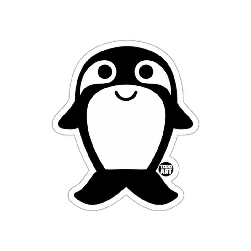 Load image into Gallery viewer, Cute Smiling Penguin by Todd Art Sticker Design
