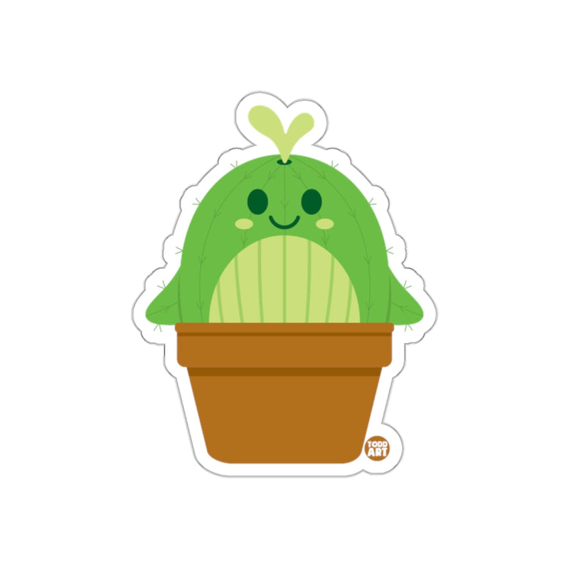 Load image into Gallery viewer, Cute Smiling Happy Cactus in Flowerpot Sticker
