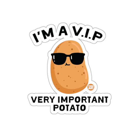 Very Important Potato VIP Cute Funny Quote Sticker