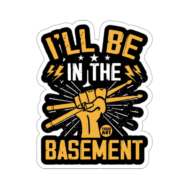 Load image into Gallery viewer, I'LL BE IN THE BASEMENT Drummer Fist Sticks 
