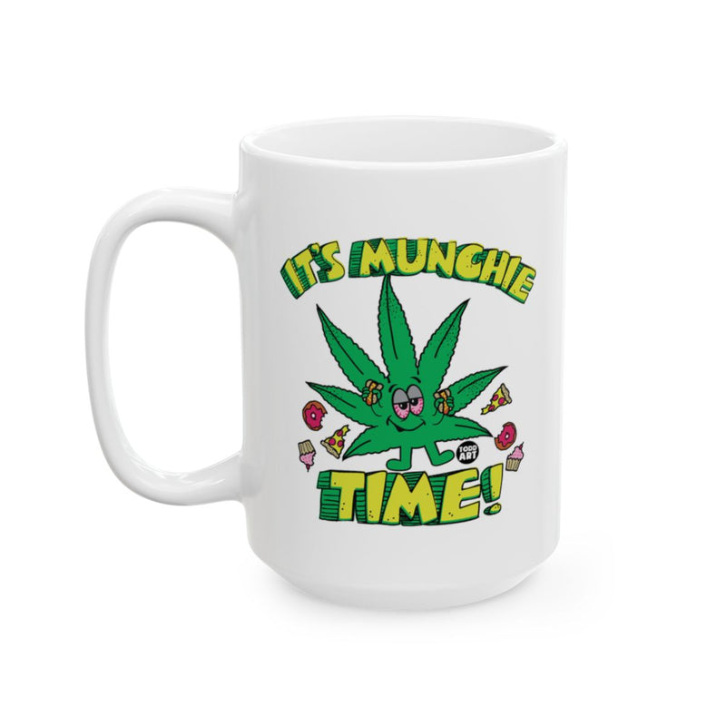 Load image into Gallery viewer, It's Munchie Time Fun Cartoon Graphic Mug
