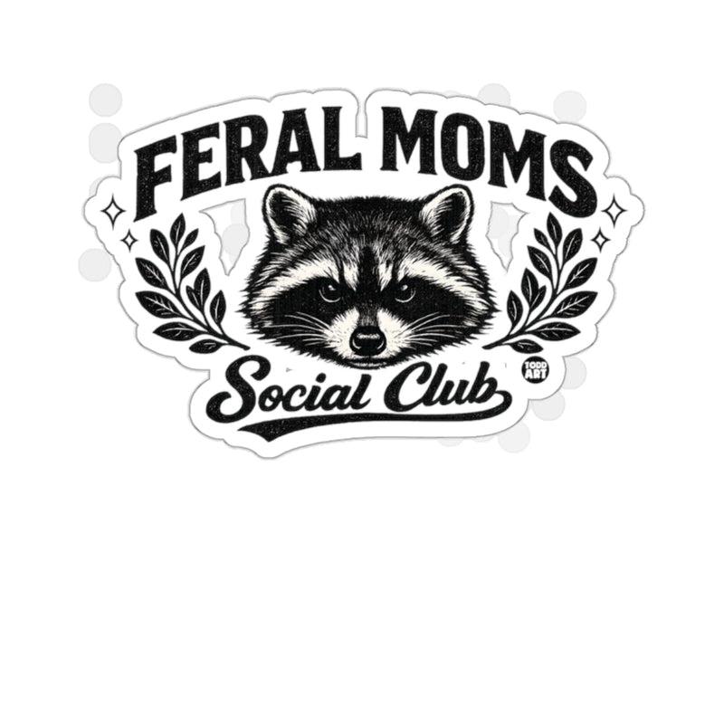 Load image into Gallery viewer, Feral Moms Social Club Raccoon Design 

