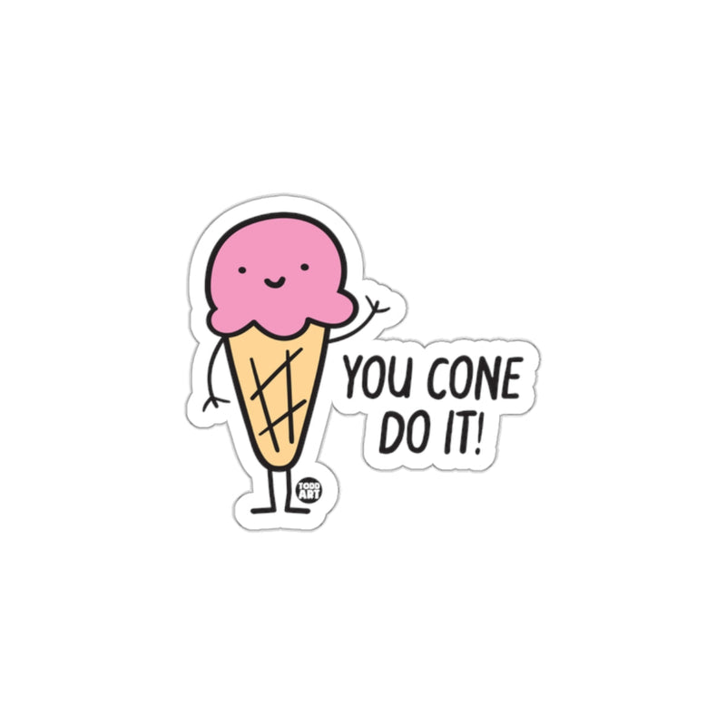 Load image into Gallery viewer, You Cone Do It Funny Ice Cream Sticker Product
