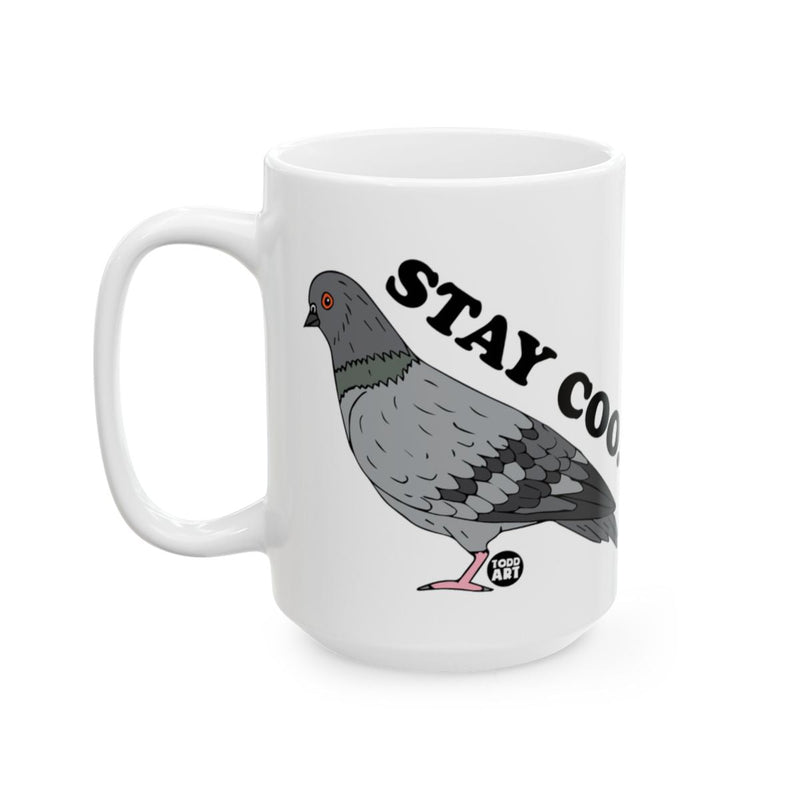 Load image into Gallery viewer, Stay Cool Pigeon Graphic Coffee Mug
