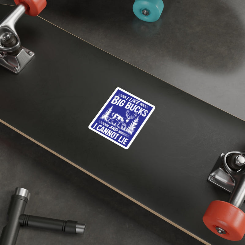 Load image into Gallery viewer, I Like Big Bucks And I Cannot Lie Sticker for Your Gear
