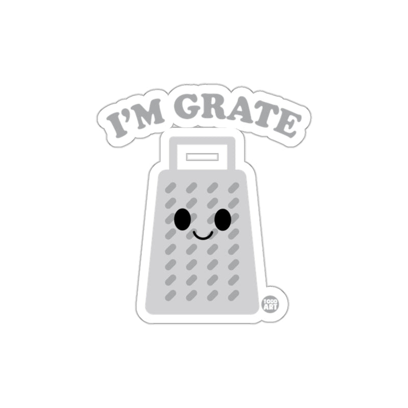 Load image into Gallery viewer, I'm Grate Cute Kawaii Style Smiling Grater Sticker

