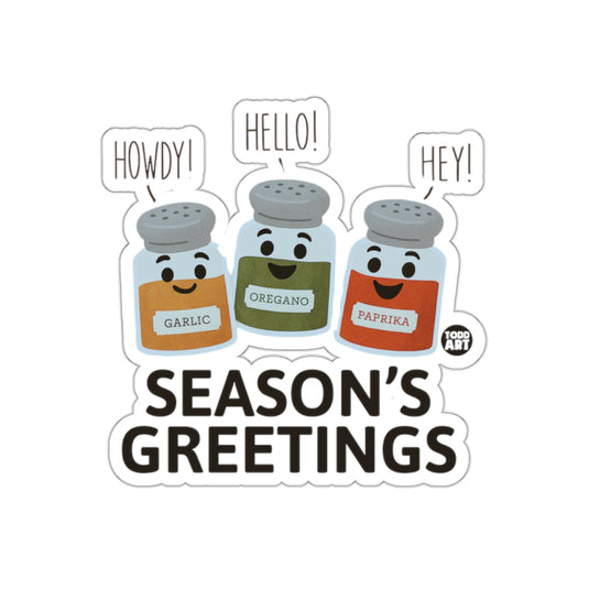 Season's Greetings from Spice Jar Characters Sticker
