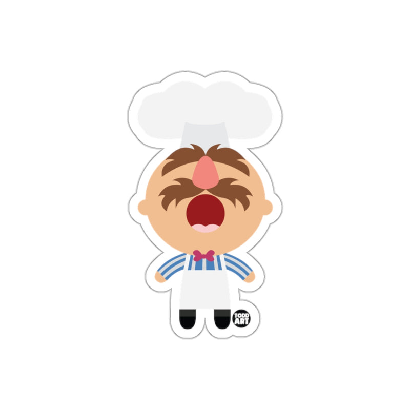Load image into Gallery viewer, Cute Cartoon Chef Character Sticker for Kids Fun
