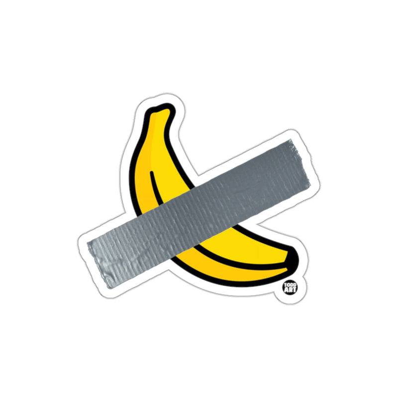 Load image into Gallery viewer, Duct Tape Banana Cartoon Sticker Unique Art Design
