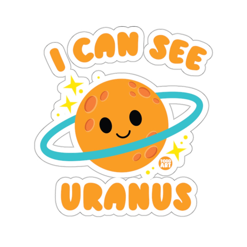 Load image into Gallery viewer, I Can See Uranus Fun Planet Design Sticker Product
