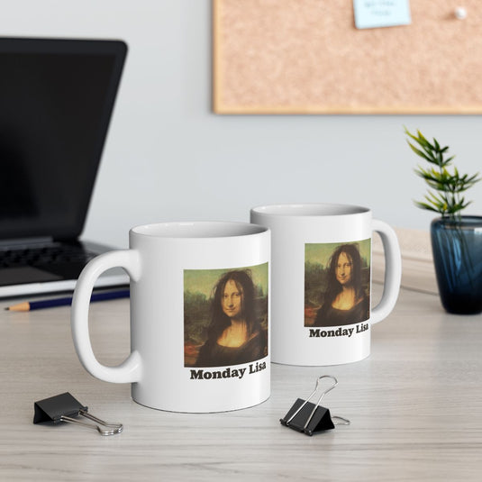 Monday Lisa Mug Perfect for Office Desk Decor