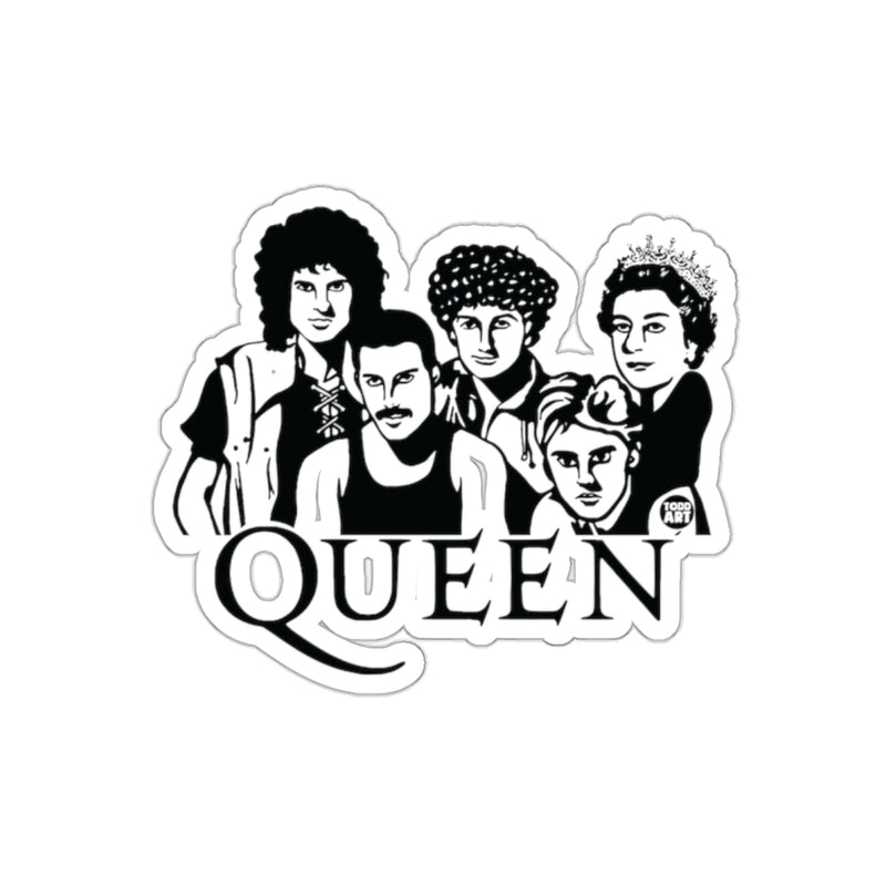 Load image into Gallery viewer, Queen Band Members With Queen Text Design sticker
