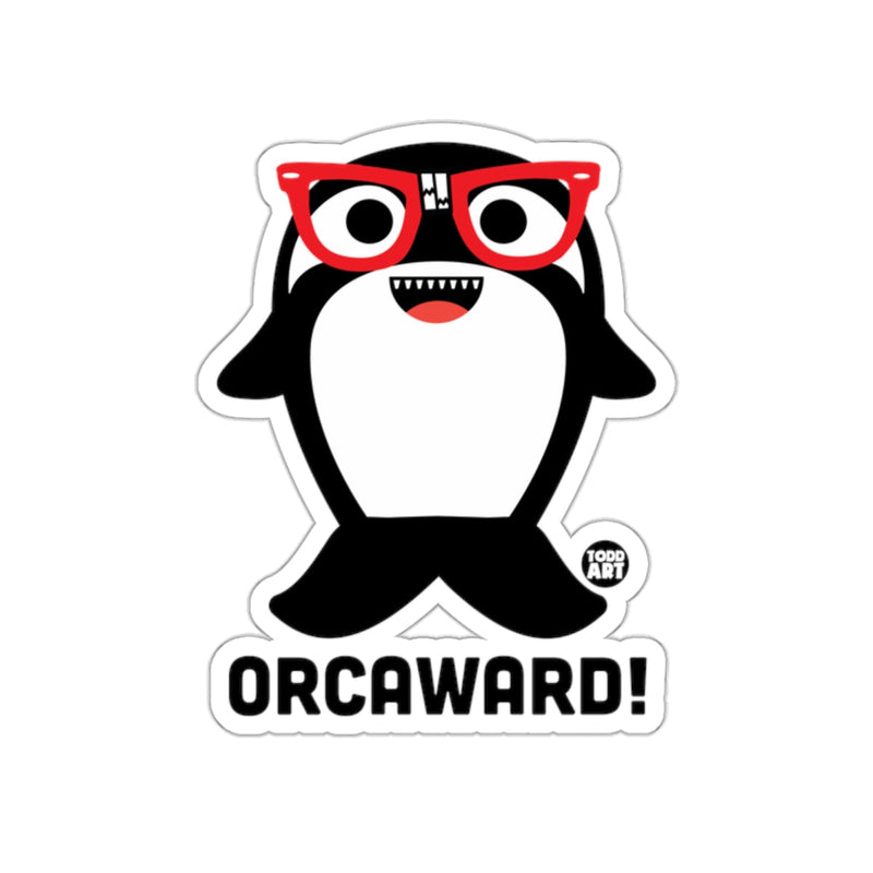 Load image into Gallery viewer, ORCAWARD Fun Penguin Sticker with Red Glasses
