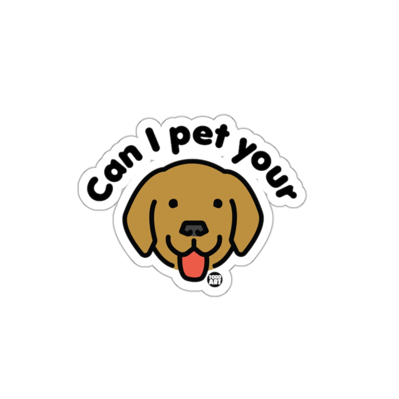 Load image into Gallery viewer, Can I Pet Your Dog Cute Cartoon Sticker for Laptops
