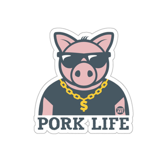 Swag Pig With Dollar Chain Pork Life Cool Design sticker