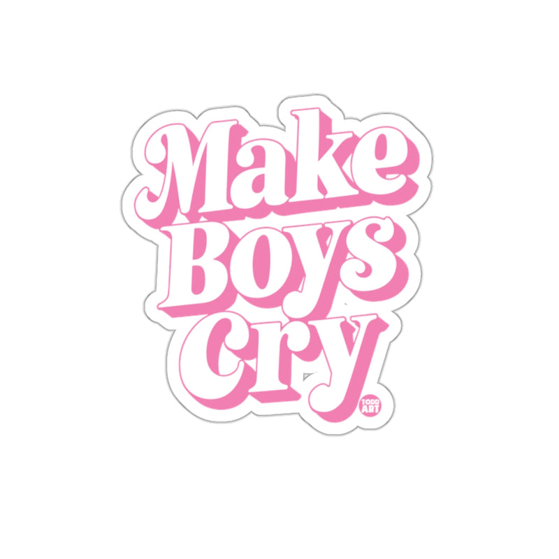 Load image into Gallery viewer, Make Boys Cry bold decorative text sticker
