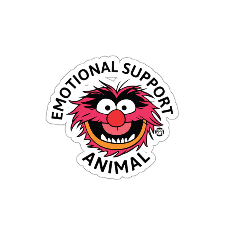 Load image into Gallery viewer, Emotional Support Animal Funny Cartoon Face sticker
