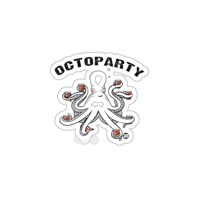Load image into Gallery viewer, Fun and Unique Octoparty Sticker for Decals Enthusiasts
