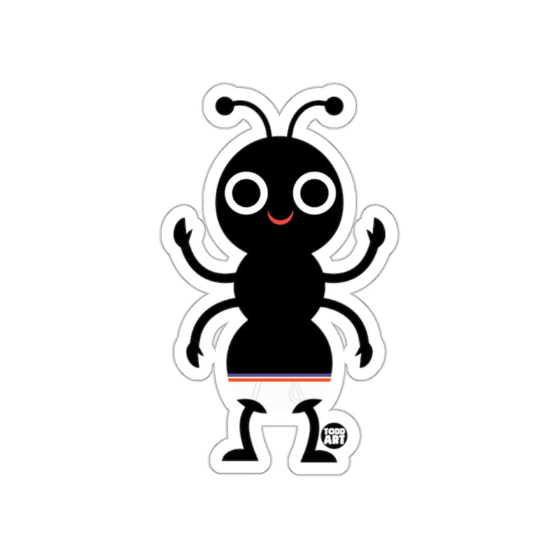 Load image into Gallery viewer, Cute Ant Character with Happy Face Sticker
