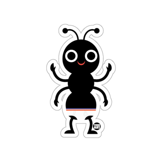 Cute Ant Character with Happy Face Sticker