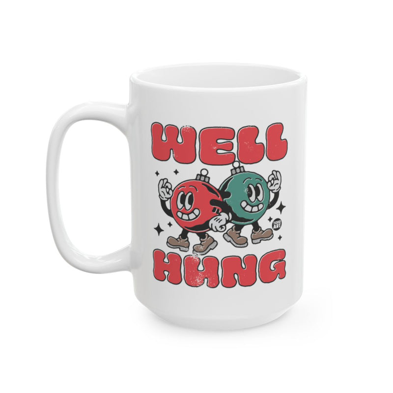 Load image into Gallery viewer, Well Hung Retro Design Large Coffee Mug
