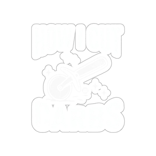How I Cut Cards Sticker for Gamers and Collectors