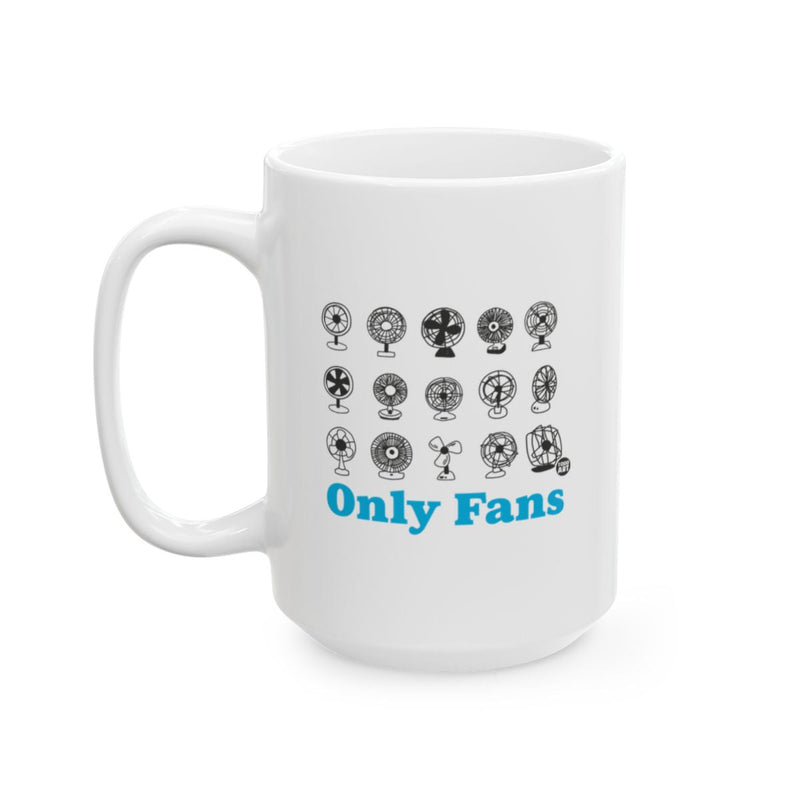 Load image into Gallery viewer, Only Fans Graphic Design White Mug
