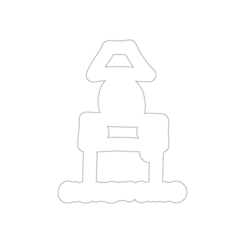 Load image into Gallery viewer, Person Sitting Under Lamp Unique Sticker Decal
