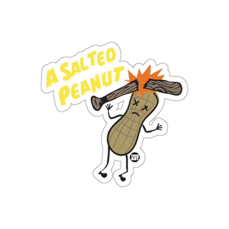 Load image into Gallery viewer, A Salted Peanut Funny Sticker for Laptops and More
