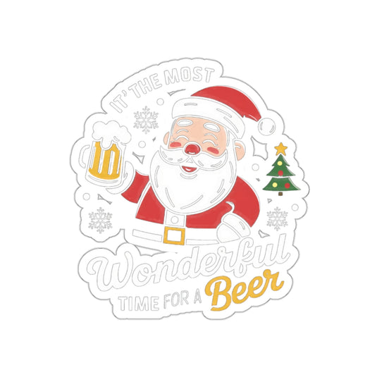 It's The Most Wonderful Time For A Beer sticker