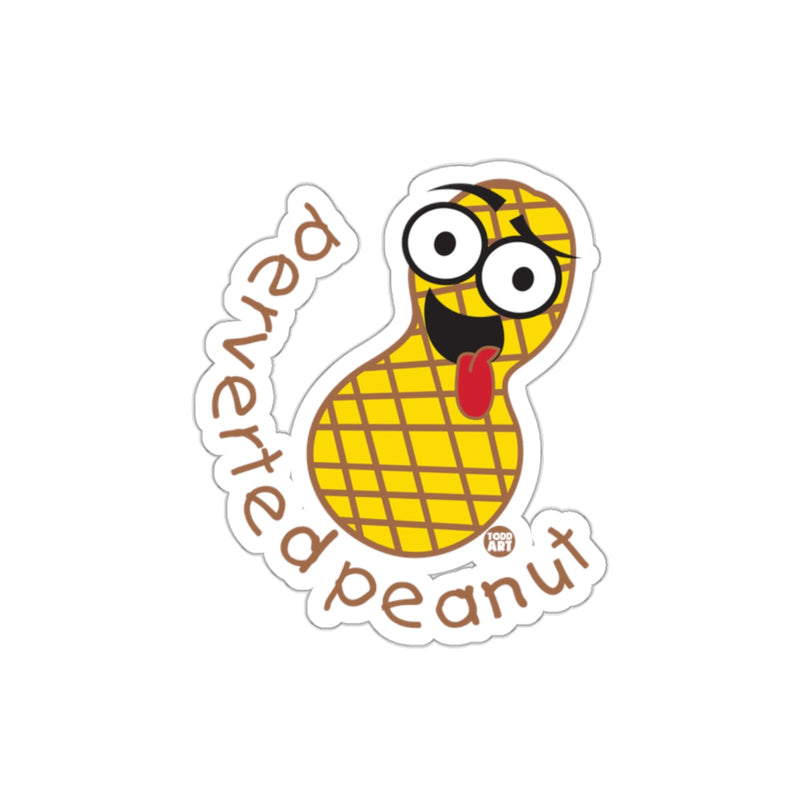 Load image into Gallery viewer, Perverted Peanut Funny Cartoon Graphic Sticker
