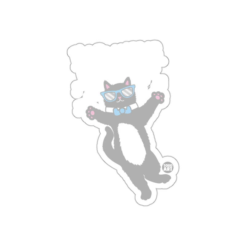 Load image into Gallery viewer, Cool Cat Design with Sunglasses Wall Art Sticker
