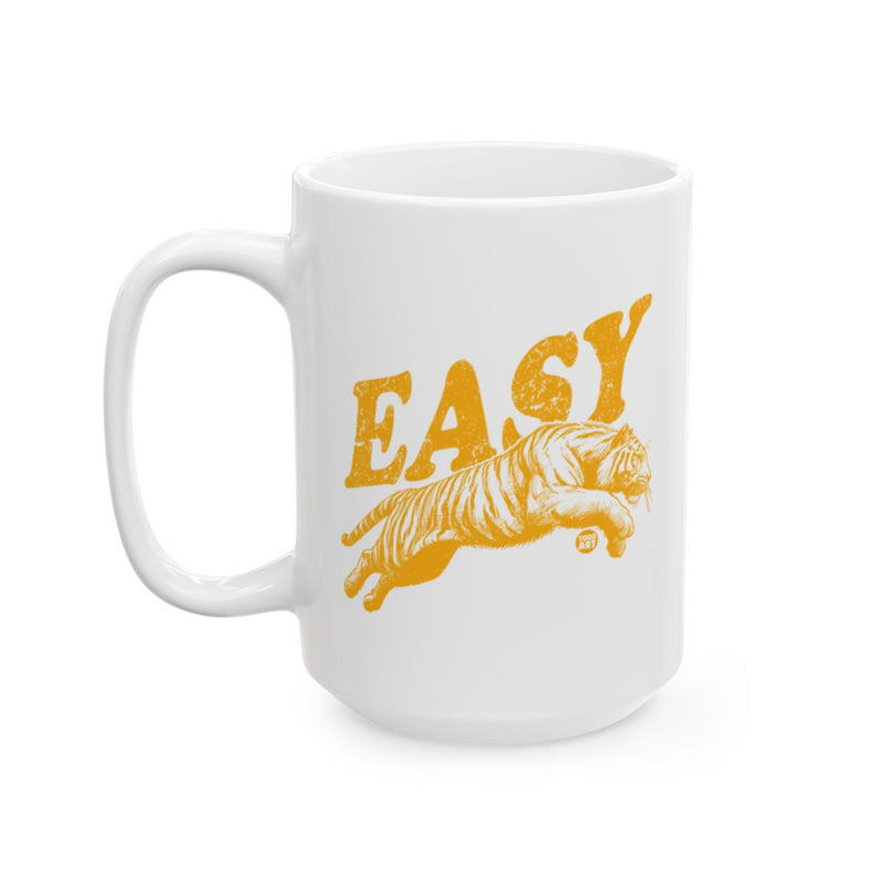 Load image into Gallery viewer, Tiger Jumping Easy Text Mug Product
