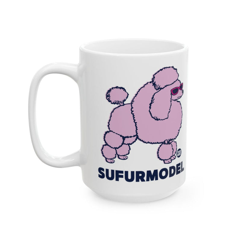 Load image into Gallery viewer, Cute Sufurmodel Poodle with Sunglasses Mug
