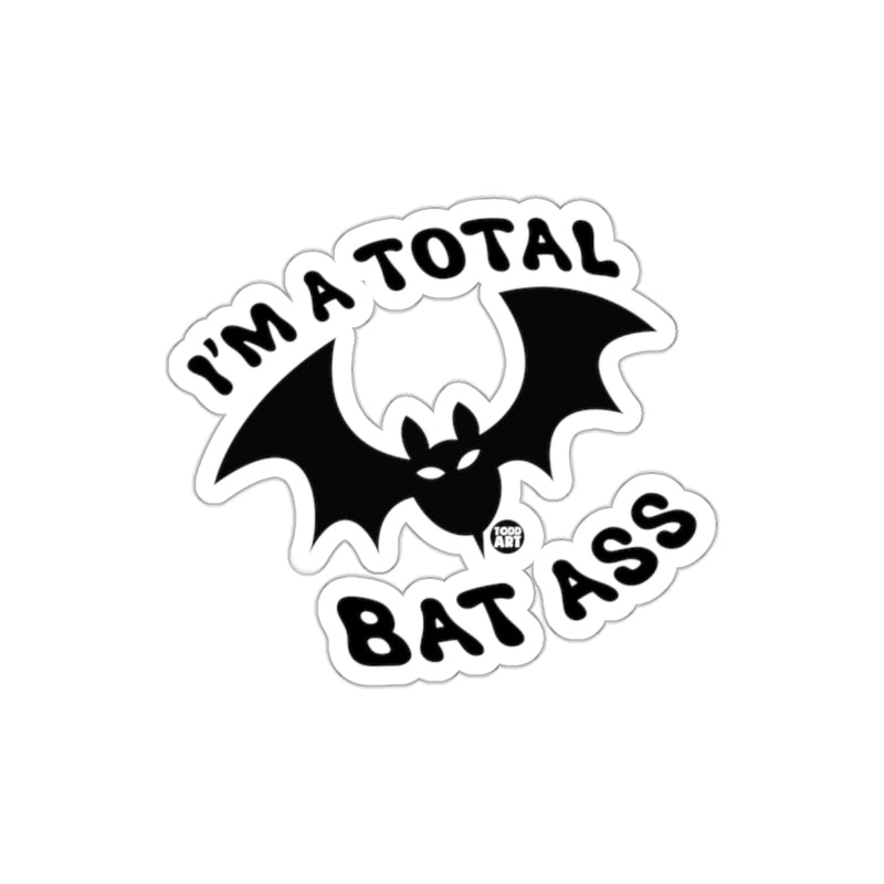 Load image into Gallery viewer, I'm a Total Bat Ass Fun Halloween Sticker Product
