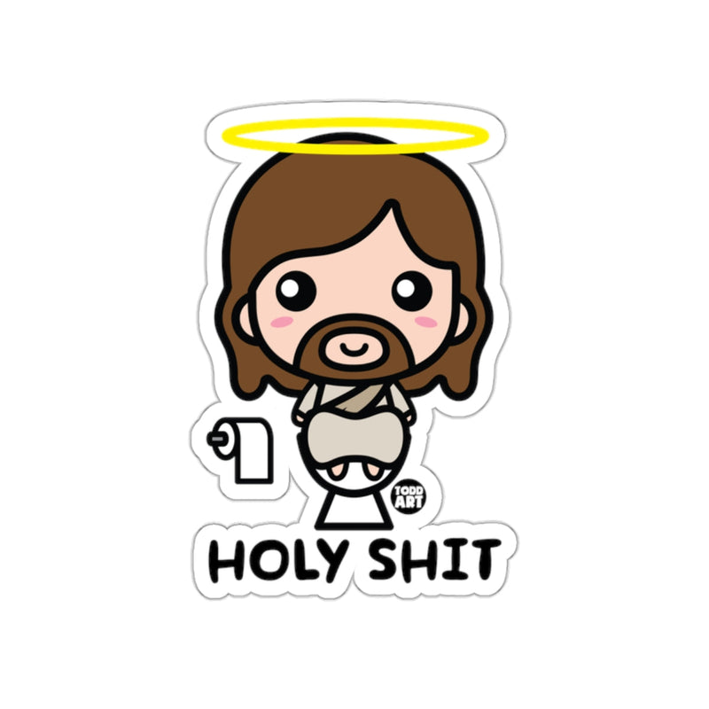 Load image into Gallery viewer, Holy Shit Cartoon Character Funny Sticker
