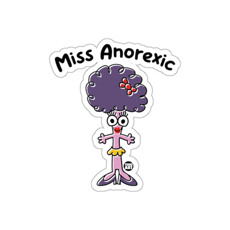 Load image into Gallery viewer, Miss Anorexic Cartoon Character Sticker for Artsy Decor
