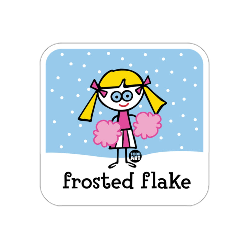 Load image into Gallery viewer, Frosted Flake Cheerleader Illustration Sticker
