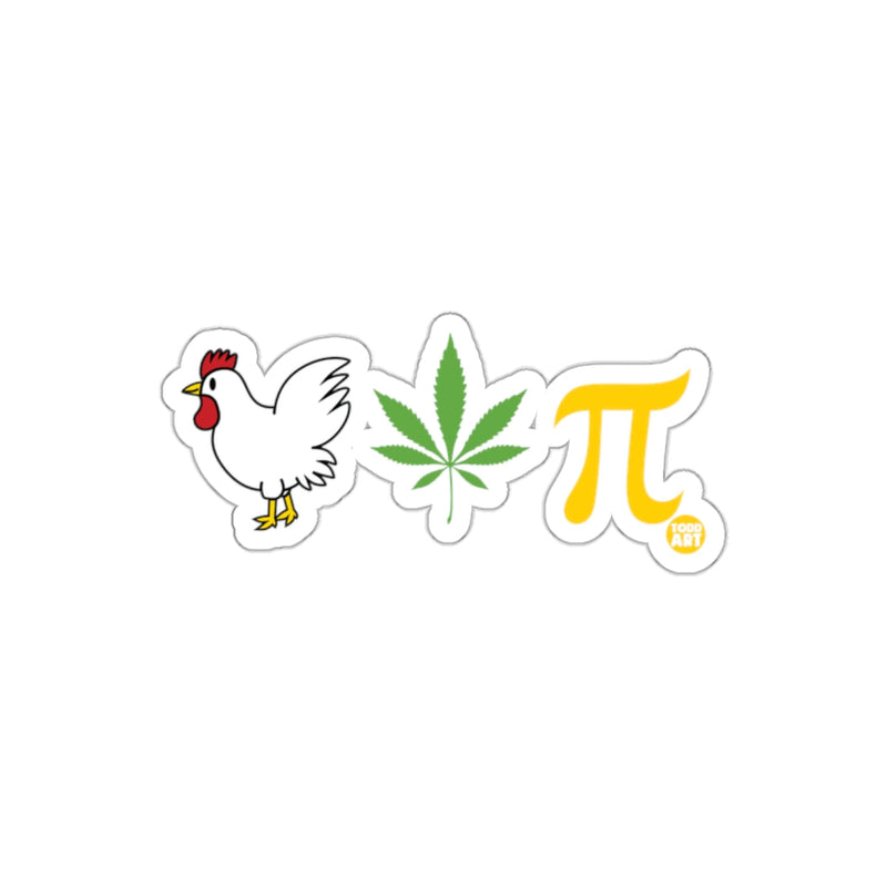 Load image into Gallery viewer, Funny Chicken Weed Pi Sticker for a Unique Touch
