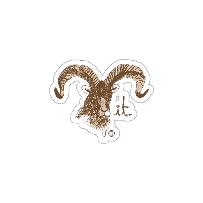 Load image into Gallery viewer, Majestic Mountain Ram Head Art Sticker
