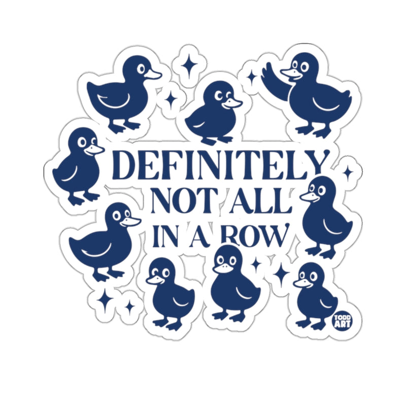 Load image into Gallery viewer, Cute Blue Ducklings Definitely Not All In A Row 
