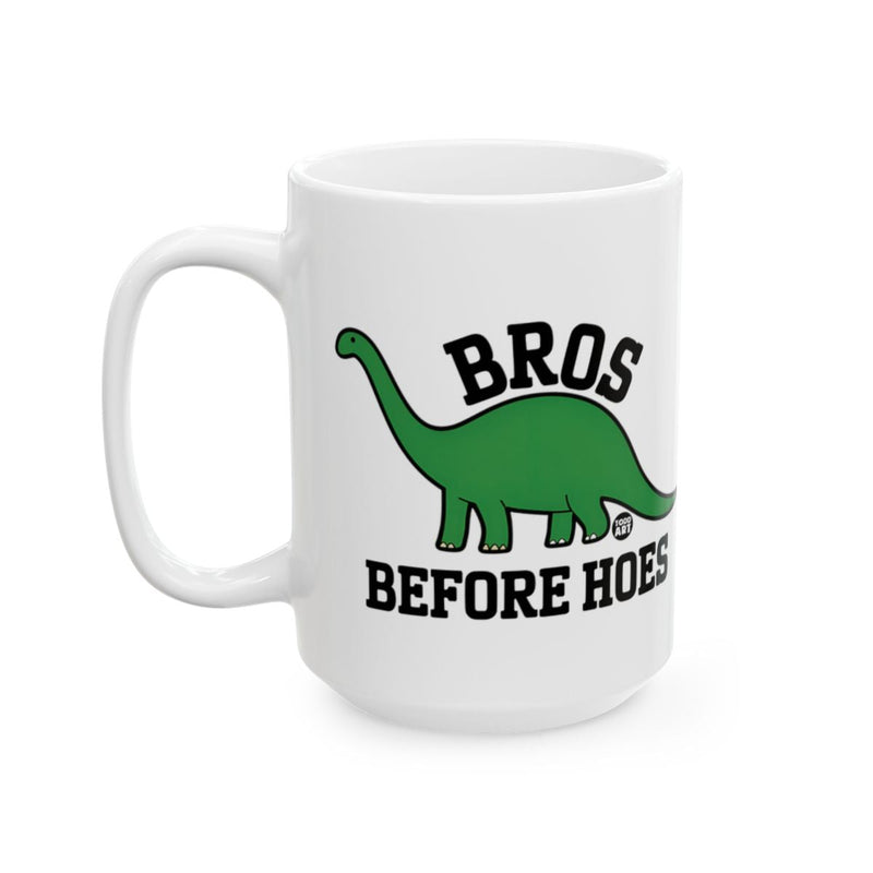 Load image into Gallery viewer, Bros Before Hoes Dinosaur Design Mug
