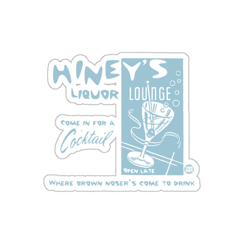 Load image into Gallery viewer, Retro Hineys Liquor Lounge Cocktail Illustration sticker
