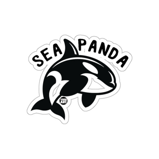 Sea Panda Todd Art Orca Killer Whale Design Sticker