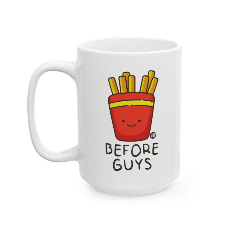 Load image into Gallery viewer, Fries Before Guys with Cute Smiling Fries Mug
