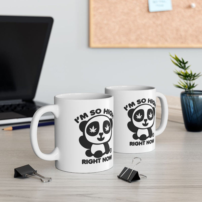 Load image into Gallery viewer, I'm So High Right Now Cute Panda Print Mug
