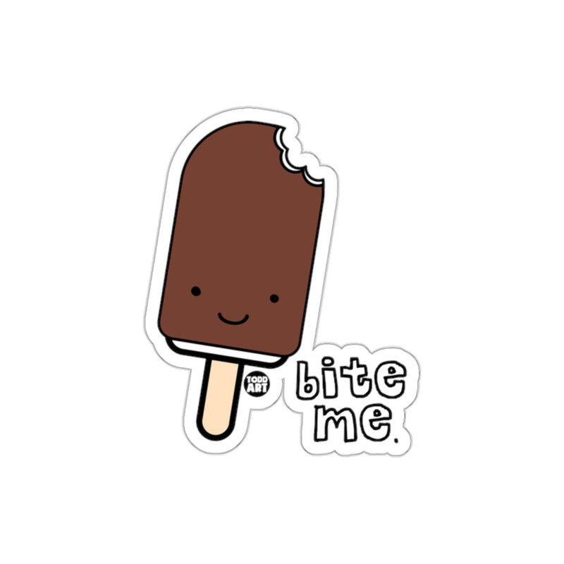 Load image into Gallery viewer, Bite Me Chocolate Ice Cream Sticker
