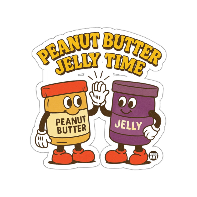 Load image into Gallery viewer, Peanut Butter Jelly Time High Five Sticker
