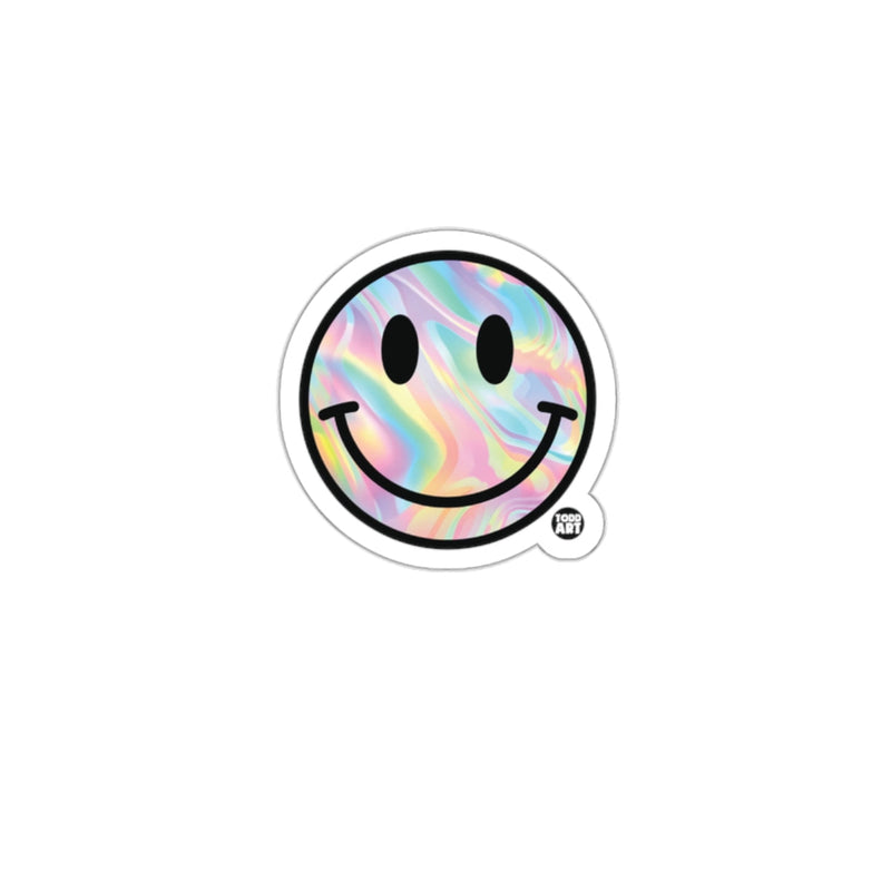 Load image into Gallery viewer, Holographic Smile Face Design with Todd Art Sticker
