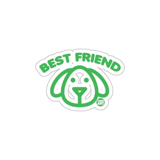 Best Friend Cute Cartoon Dog Sticker Todd Art